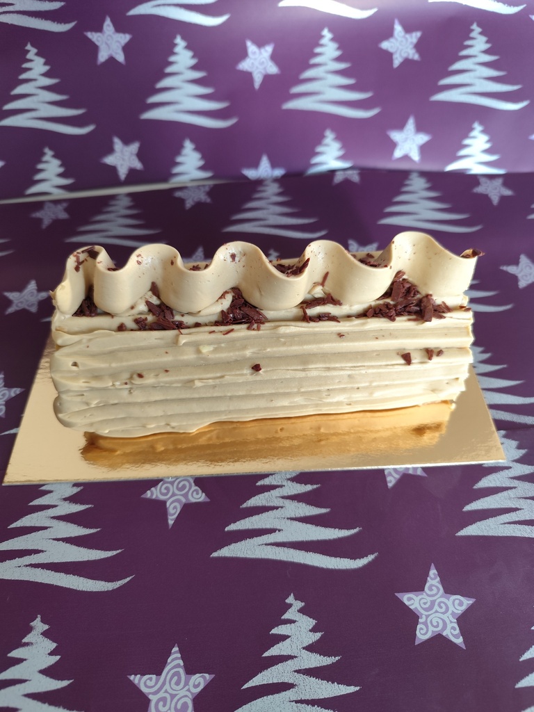 B4MK Bûche crème au beurre moka