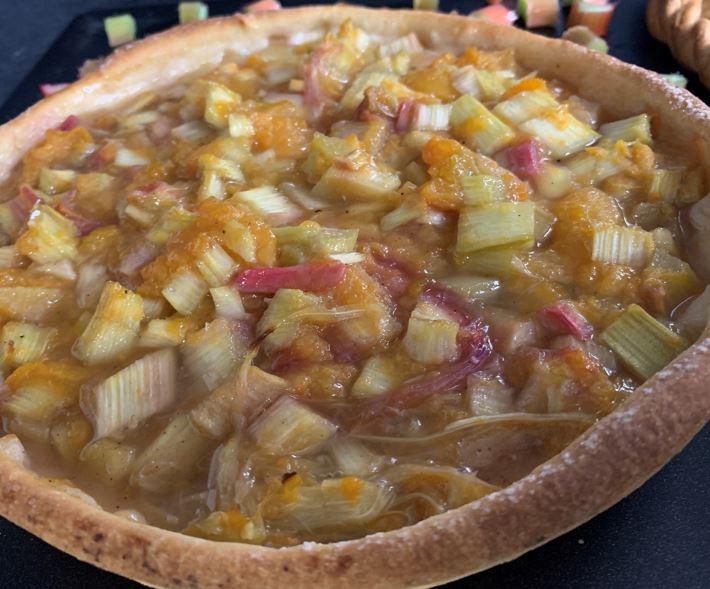 TRB Tarte à la rhubarbe